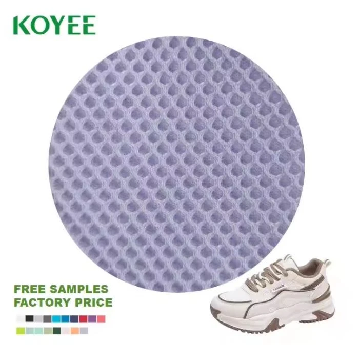 2024 Custom 100%Polyester 3d Air Spacer Sandwich Quick Dry Sport Mesh Bird Eye Mesh Fabric For Sports Shoes