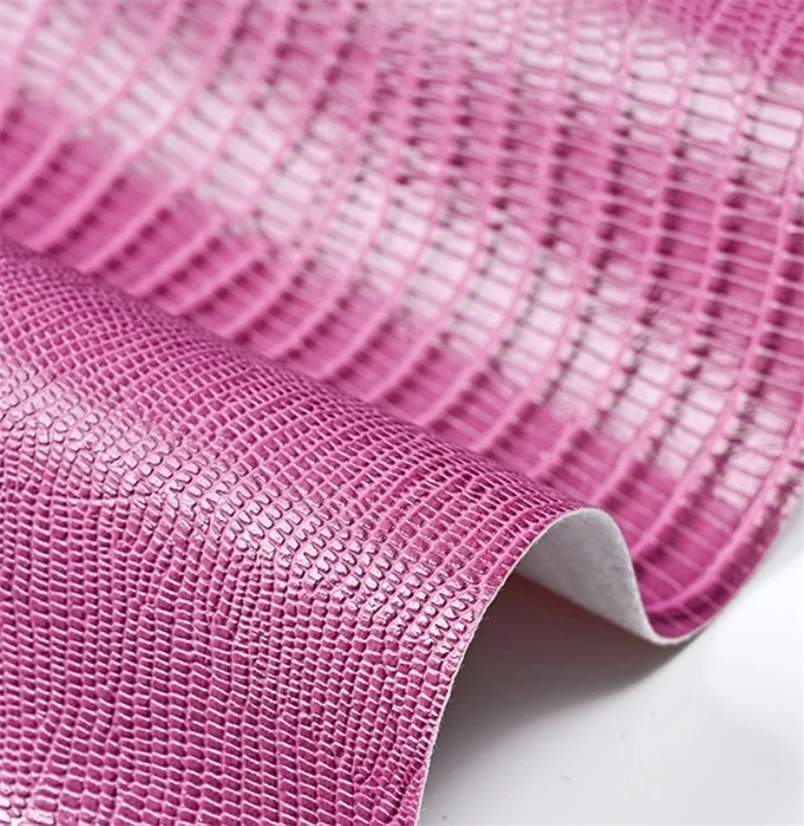 Lizard Pattern Embossed Synthetic Leather PVC