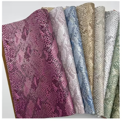 Novo reliefno usnje s potiskom kačje kože s kačjim vzorcem